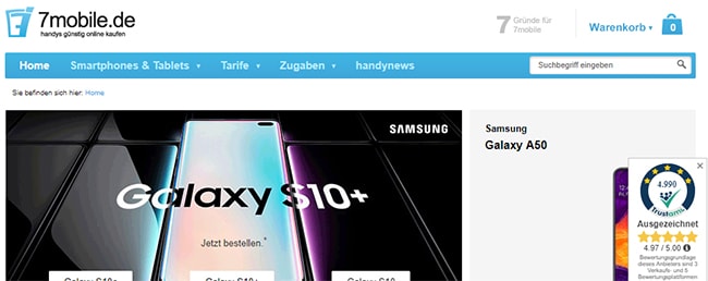 7mobile Erfahrungen, Bewertungen, Infos und Angebote 2019