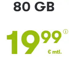 winSim 80 GB Flat