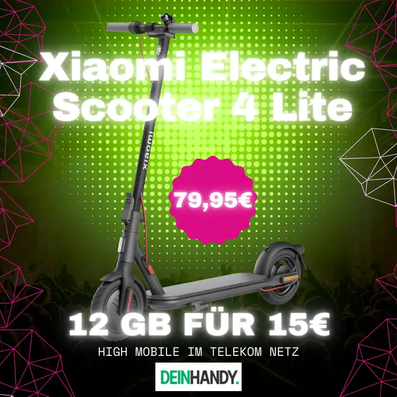 E-Scooter mit Vertrag