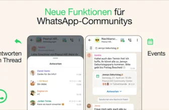 WhatsApp Community-Funktionen: Events & mehr Interaktion