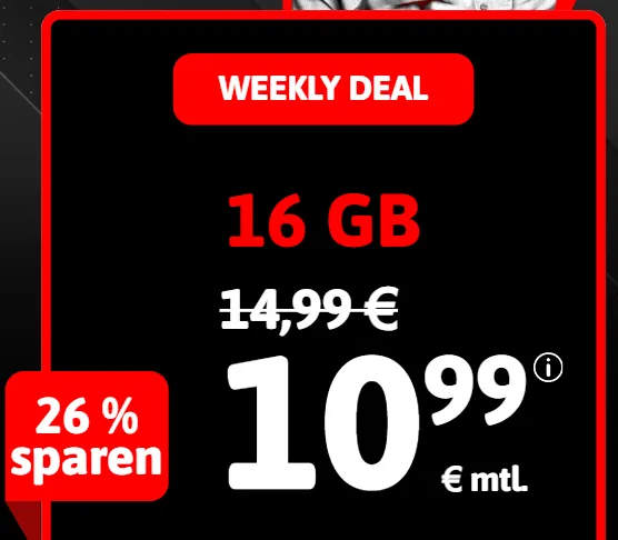 🔥 TOP! 15-120 GB ohne Bindung ab 5,99 € ⚡ BLACKSIM