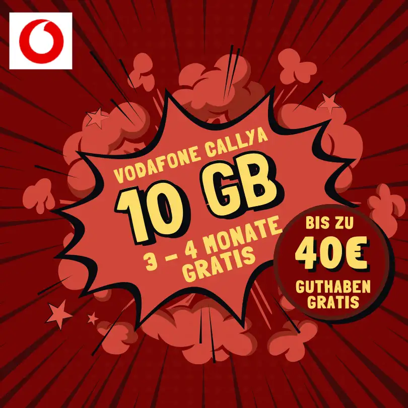 CallYa S: 4 Monate gratis 10 GB 5G | mtl. kündbar