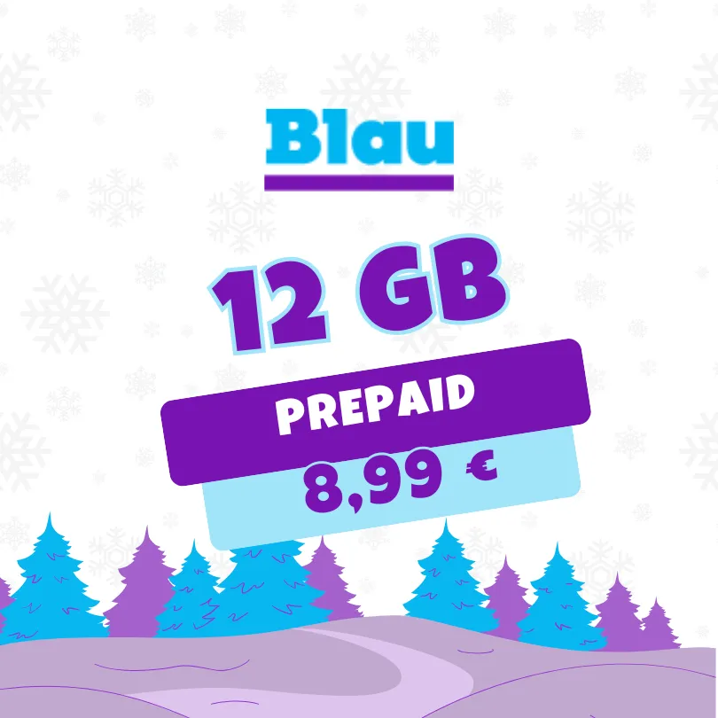 Blau Prepaid: 5G-Tarife mit mehr Daten ab 8,99€ 📱