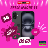 iPhone 16 für 111€ mit 80 GB mit Telekom 5G Vertrag eff. 17,12€