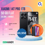 Xiaomi 14T Pro 1 TB für 49,95 € mit 50 GB & Gratis Tablet