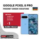 Pixel 8 Pro für 49€ mit 20 GB Vodafone Flat für 24,99€ eff. 0€