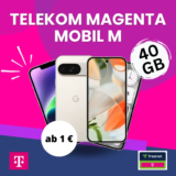 Magenta Mobil M: 40 GB für 39,95€ – Top Smartphones ab 1€