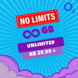 🔥 o2 Unlimited: 50% Rabatt dauerhaft ab 29,99 €/mtl