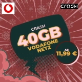 🔥 Crash: 40GB 5G Allnet-Flat für 10,49€ (Vodafone)