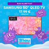 🔥 Samsung QLED 50 Zoll TV + 10GB: Effektiv -3€ mtl! 📱