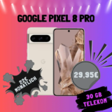 Google Pixel 8 Pro für 29,95€ + 30 GB congstar für 22€