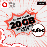 🔥 Günstigste 20 GB 5G Flat im Vodafone-Netz | DR. SIM