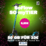 SoFlow eScooter für 9,95€ + 50GB congstar für 33€ eff. 6,58€