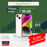 Apple iPhone 14 128GB für 49 € mit freenet Vodafone 35 GB