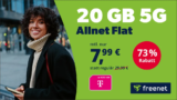 🔥 Telekom 5G: 20 GB Allnet-Flat für nur 7,99€/mtl