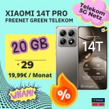 📱 Xiaomi 14T Pro + 20GB 5G Telekom für eff. -3,10€ mtl! 🔥