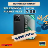 Honor 200 + 7GB für 4,99€ ⚡ Handy mit Vertrag unter 5€