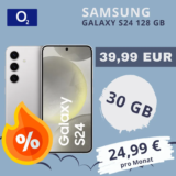 🔥 Samsung S24 mit 30 GB für 39,99€ | Effektiv nur 3,78€/M