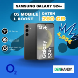 Galaxy S24 Plus für 4,95€ mit 280 GB o2 Mobile eff. 14,65€