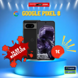 Google Pixel 8 für 1€ + 17 GB 5G für 14,99€/Monat eff. gratis