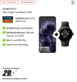 Google Pixel 8 + Watch 2: 20GB LTE für 24,99 €/mtl. – eff. -9,14€