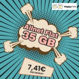 Happy SIM Deals 🔥 35 GB für 7,99 € + 3 Freimonate