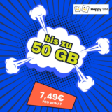 🔥 50 GB 5G für 7,49€: HappySIM Black Week Knaller