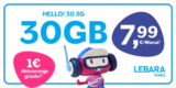 📱 LEBARA: 30 GB 5G für 7,99€ im o2-Netz