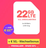 HIGH Mobile 22 GB im Telekom-Netz ab 12,50 € – mit 50 € Bonus