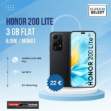 Honor 200 Lite für 22€ + 3 GB o2 für 6,99€ Tarif eff. -2,30€