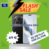 Honor Magic 6 Pro für 69 € + o2 Basic 30 GB mit 120€ Ersparnis