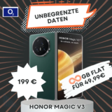 ❤️ Honor Magic V3 5G: o2 Unlimited für -7€/Monat