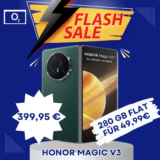 Honor Magic V3 für 399,95€ ⚡ o2 Mobile XL 560 GB eff. gratis