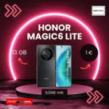 Honor Magic6 Lite für 1€ mit 10GB o2 für eff. -2,43€/Monat