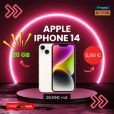 Apple iPhone 14 für 9,99€ mit 20GB Vodafone für 29,99€ eff. 1,70€