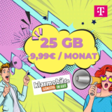 Klarmobil Black Week: 25GB Telekom-Flat für 9,99€