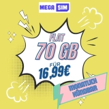 🔥 MegaSim: 70 GB für 16,99 € im Telefónica-Netz