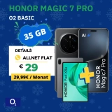 Honor Magic 7 Pro + 35 GB O₂ Vertrag: -18€ effektiv! 📱💰