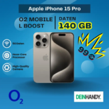 140 GB o2 Mobile L Boost ab 44,99 € mit iPhone 15 (Pro) ab 4,95 €, Galaxy S24 Ultra ab 49,99 €, Pixel 9 (Pro) ab 4,95 €  uvm.