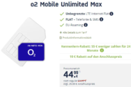 🔥 o2 Mobile Unlimited: unbegrenzt surfen ab 17,99€/Monat