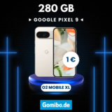 o2 Mobile XL 280GB mit iPhone 16 (Pro), Galaxy S24+ & Pixel 9