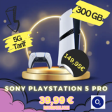 PS5 Pro + o2 300GB für 14,81€/mtl. effektiv ❤️ Top-Deal