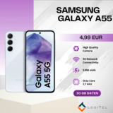 Galaxy A55 5G für 4,99€ mit 30 GB Vodafone eff. 5,41€