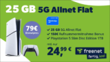 Playstation 5 Slim Disc für 79€ mit 25GB 5G für nur 24,99€