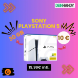 Handyvertrag mit PS5 Slim + 30 GB – eff. 0 €/Monat