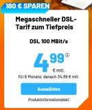 🔥 Drillisch DSL: 6 Monate nur 4,99€ | 1&1 Netz