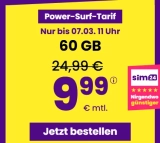 sim24: Bis zu 90 GB 5G Allnet-Flat ab 4,99 € im 1&1 Netz 📱