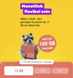 SIMon mobile: 100 GB Datenbonus für 12 Monate