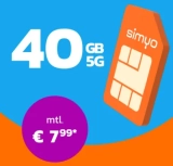 Simyo S & M: Mehr GB im o2-Netz für 6,99€/7,99€ 📱