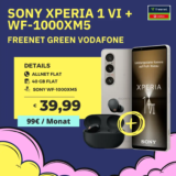 Sony Bundle ⚡ Xperia 1 VI + ANC-Kopfhörer + 40GB gratis